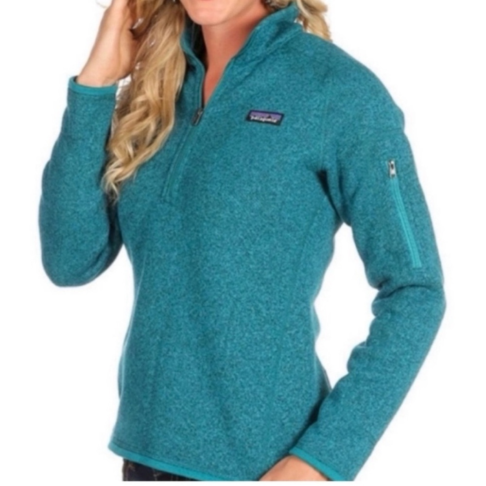 Patagonia Better Sweater 1/4 Zip Fleece Women's Medium EUC
